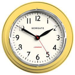 Newgate The Mini Cookhouse Clock Yellow